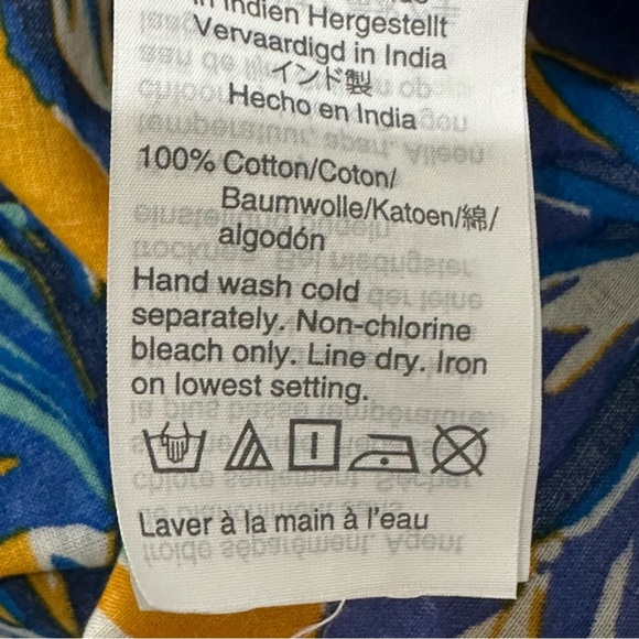 J. Crew Floral Swim Coverup - Blue and Yellow - Picture 6 of 8